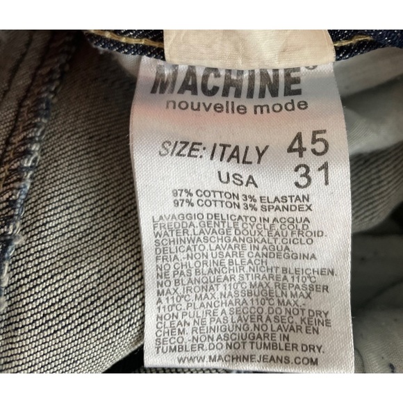 Machine Pour Neuf Mode distressed denim jeans - Picture 9 of 9
